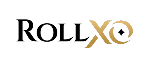 Rollxo Casino logo and visual interface showcasing game lobby