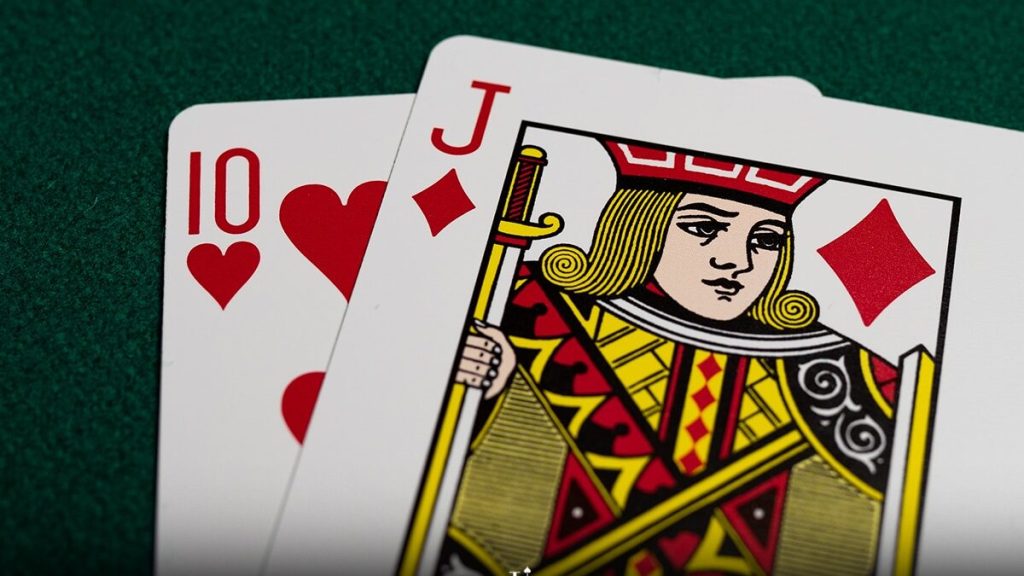 Ten-Jack offsuit hand
